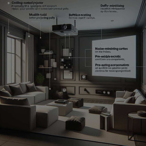 What's the Best Approach to Installing a Ceiling-Mounted Projector in a Small Living Room for a Home Cinema Experience?